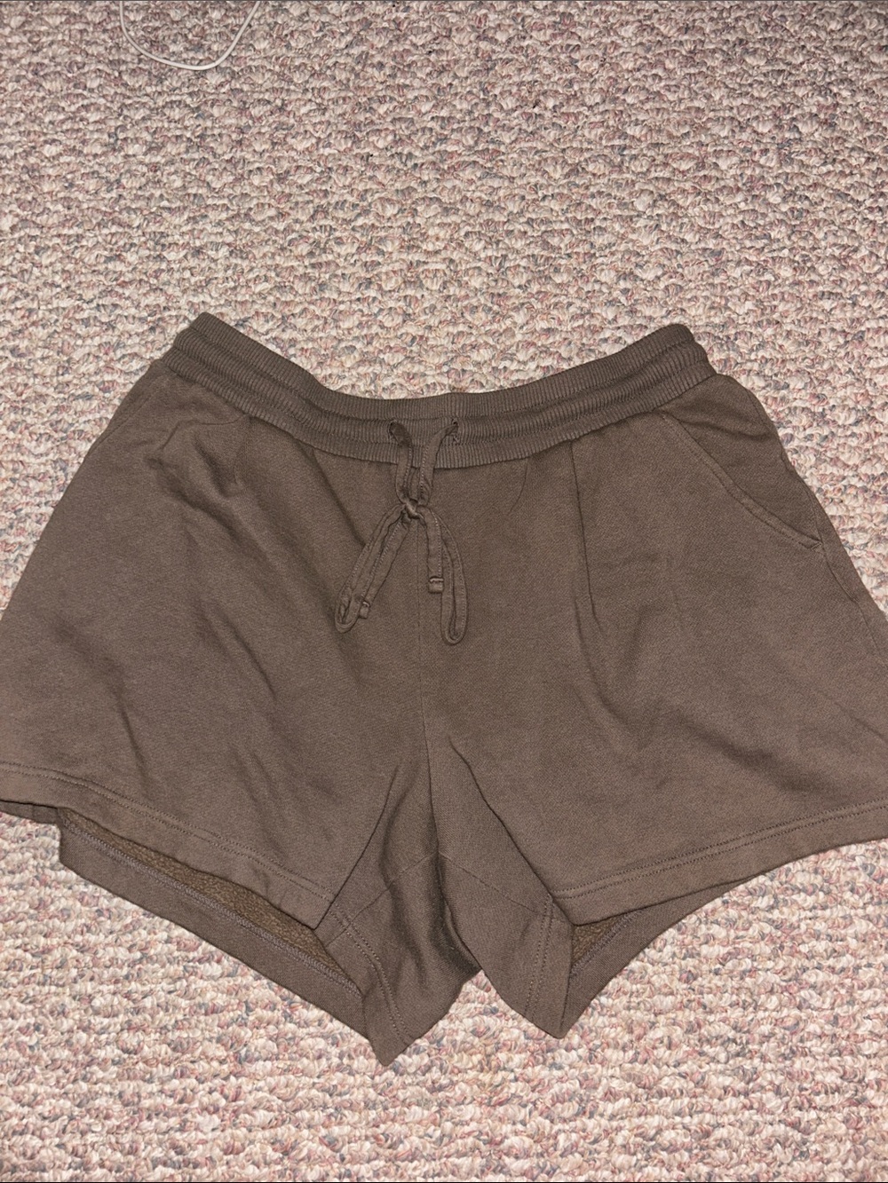 a new day Olive Drawstring Lounge Shorts
